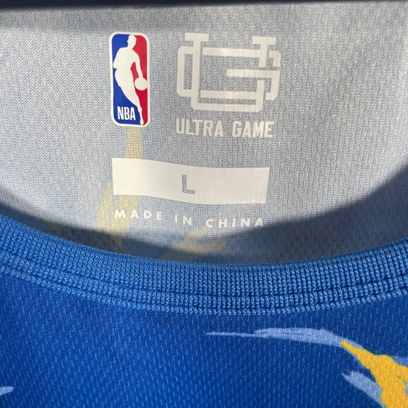 NBA Steph Curry #30 Floral Player Tank Large Golden State Warriors Ultra Game - Picture 2 of 4